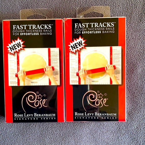 Rose Levy Beranbaum, by APG Other - Rose Levy Beranbaum “Fast Tracks” Dough Thickness Rails for Baking Pie Crust Etc